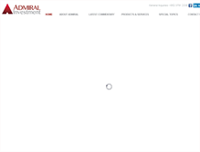 Tablet Screenshot of admiralinv.com